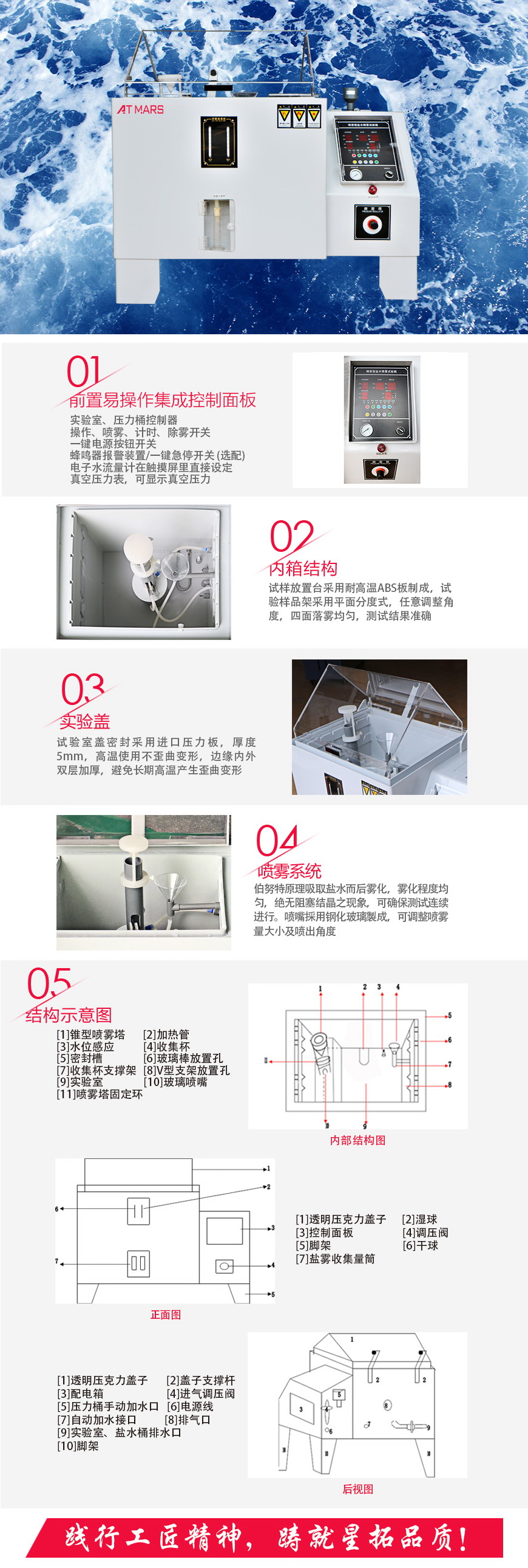 鹽霧試驗機 60型結構